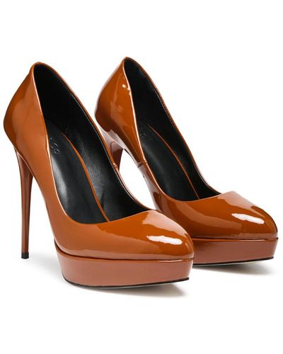 Rag & Co Faustine Mocca High Heel Dress Shoe - Brown