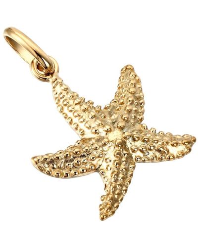 SEOL + GOLD 22ct Vermeil Starfish Charm Pendant - Metallic