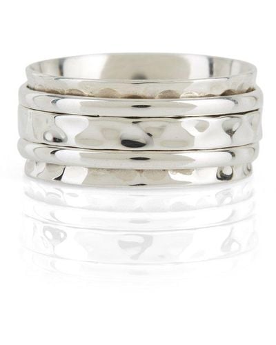 Charlotte's Web Jewellery Karma Abundance Spinning Ring - White
