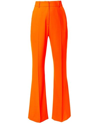 AGGI Camilla Neon Orange Flared Trousers
