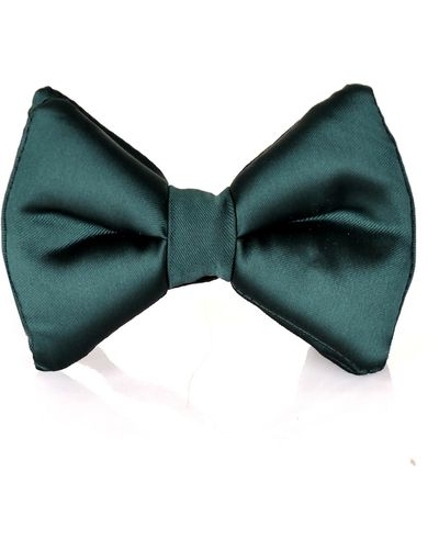 DAVID WEJ Silk Bow Tie - Green