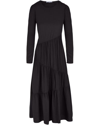 Loom London Maxi Dress Petra Long Tiered - Black