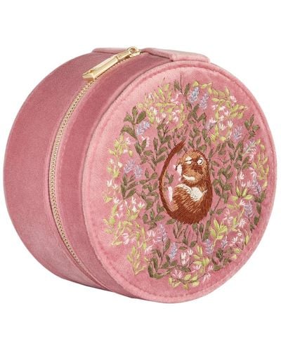 Fable England Fable Chloe Dormouse Jewelry Box Pink