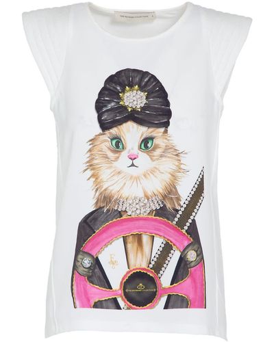 The Extreme Collection Cotton T-shirt Audrey - White