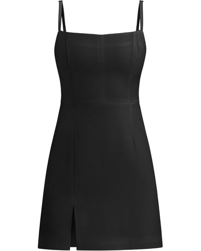 Tia Dorraine Into You Fitted Mini Dress - Black