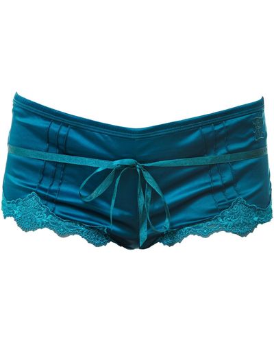 Tallulah Love Opulent Lace In Peacock Short - Blue