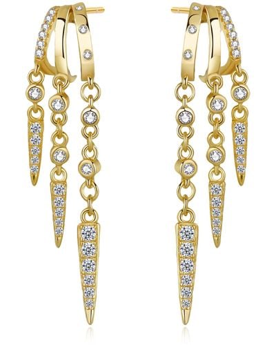 Aaria London Rio Earrings - Metallic