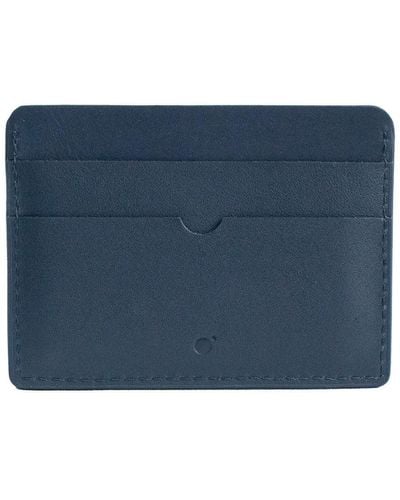 godi. Handmade Leather Card Case - Blue