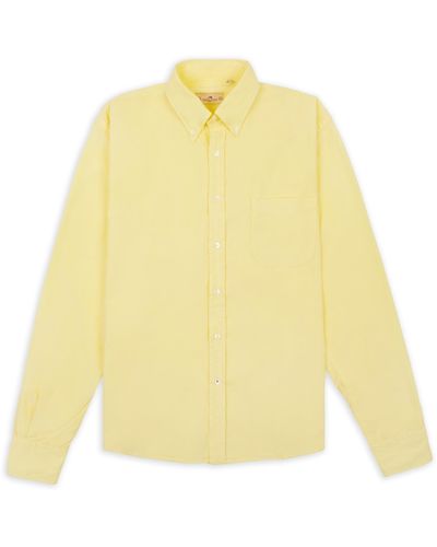 Burrows and Hare Button-down Baby Cord Shirt - Yellow