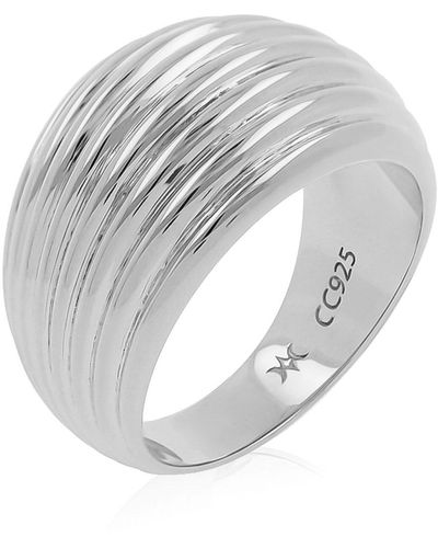 Cote Cache La Mer Shell Ring - Metallic