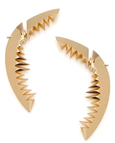 Kasun Shark Bay Earrings - Metallic