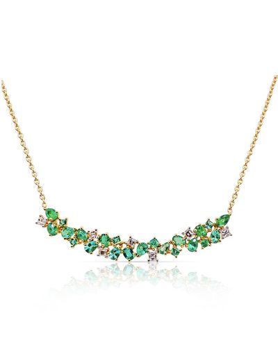 Trésor Emerald & Diamond Necklace - Green
