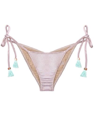 ELIN RITTER IBIZA Metallic Bikini Bottom Gisele - Pink