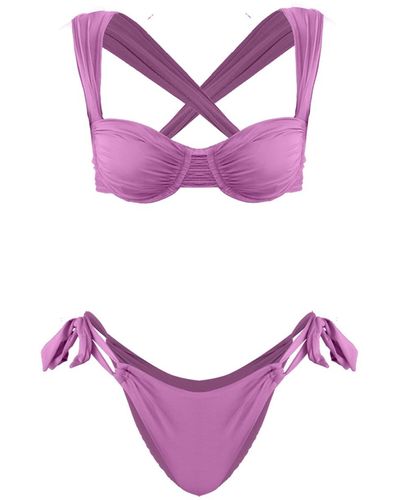 Movom Juniper Underwire Shell Bikini - Purple