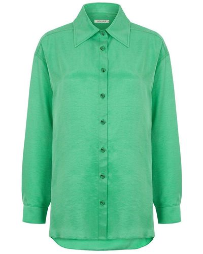 Nocturne Flowy Oversized Shirt - Green
