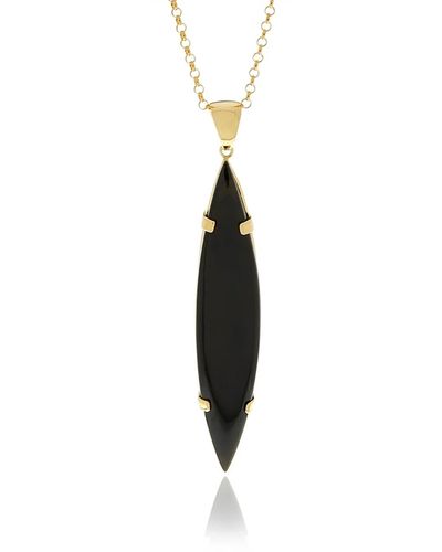 Georgina Jewelry Signature Onyx Pendant - Black