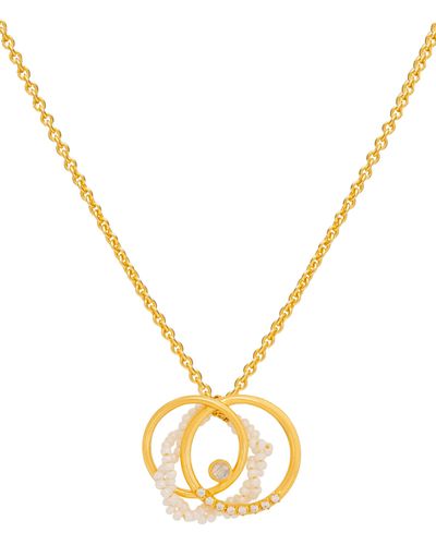 Lavani Jewels Lyra Pendant - Metallic