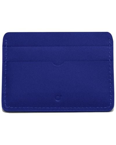 godi. Handmade Leather Card Case - Blue