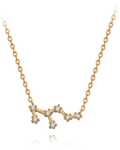 KATHRYN New York Leo Constellation Necklace - Metallic