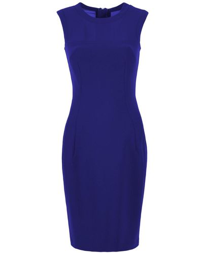 VIKIGLOW Aline Cobalt Mini Dress - Blue