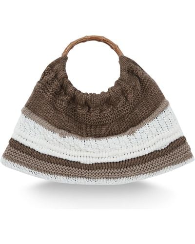 Peraluna Joi Bag Knitwear Bag / Brown Ecru