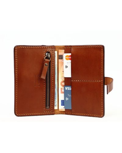 THE DUST COMPANY Leather Wallet Cuoio Brown