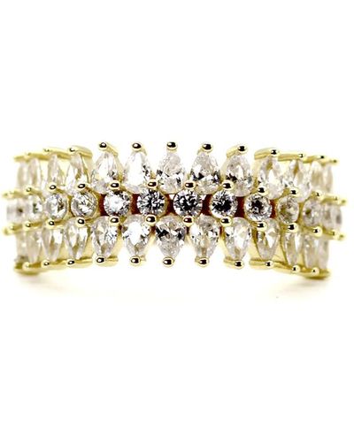 VicStoneNYC Fine Jewelry Centipede Ring - White