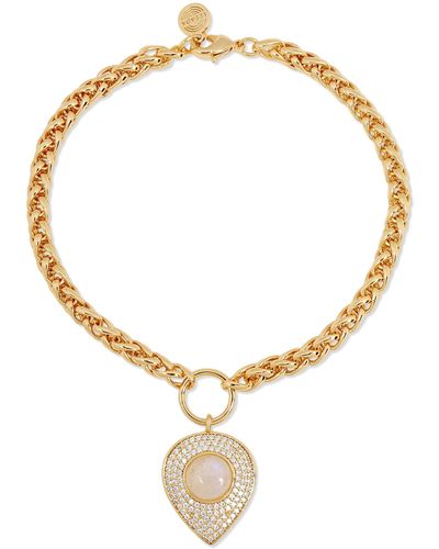Leeada Jewelry Coronado Bracelet Moonstone - Metallic