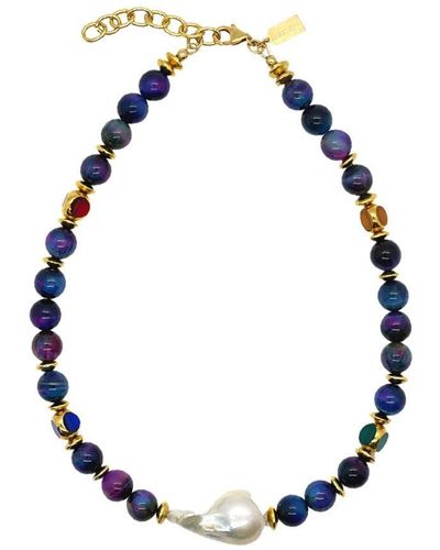 Aracheli Studio Blue Galaxy Necklace