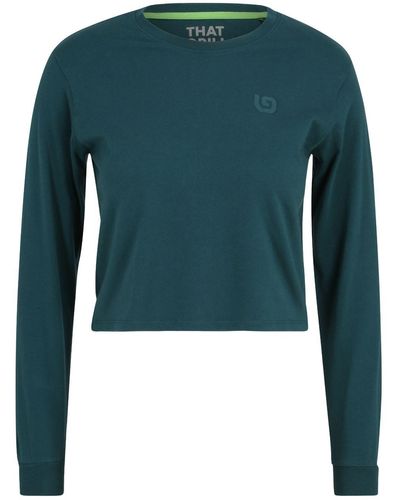 That Gorilla Brand Maji 'g' Collection Cropped Long Sleeved T - Green