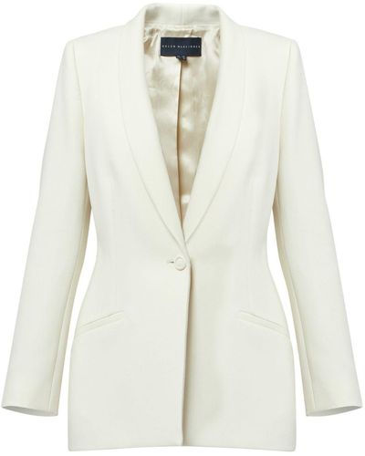 Helen Mcalinden Neutrals Darcie Ivory Jacket - White