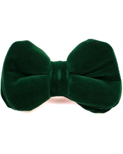 DAVID WEJ Velvet Pretied Bow Tie – - Green