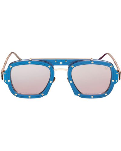 Vysen Eyewear The Blaze Electric Matte Titanium - Blue