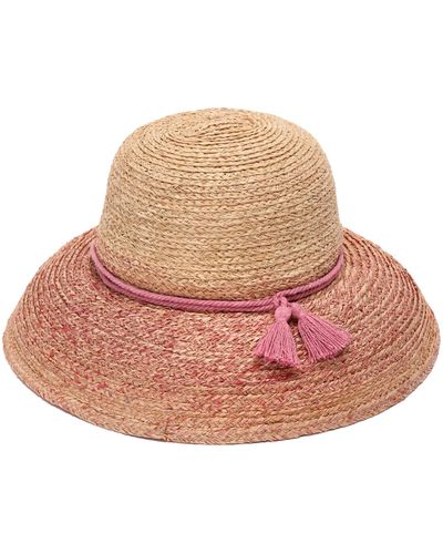 Justine Hats Neutrals Elegant Wide Cloche Hat For - Pink