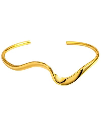 MARIE JUNE Jewelry Wavy Bracelet - Metallic