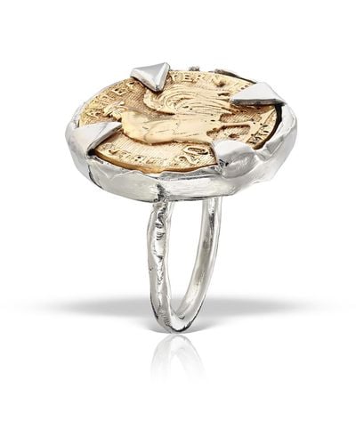 Madeleine Heritage Piece D'or Bague Gold Statement Ring - Metallic