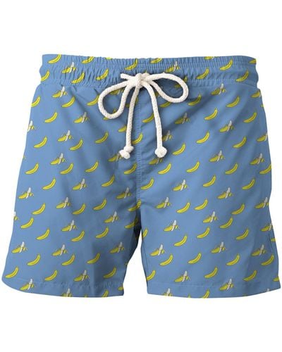 Aloha From Deer Banana Heaven Shorts - Blue