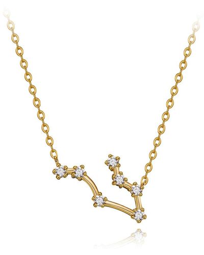 KATHRYN New York Gemini Constellation Necklace - Metallic