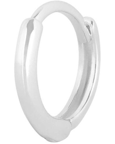 Zohreh V. Jewellery Mini huggie Hoop Earring Sterling - White