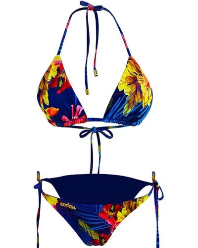 TOUCH BY ADRIANA CAROLINA Outlandish Paradise Bikini Set - Blue