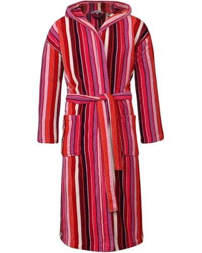 Bown of London Women's Hooded Dressing Gown Pink