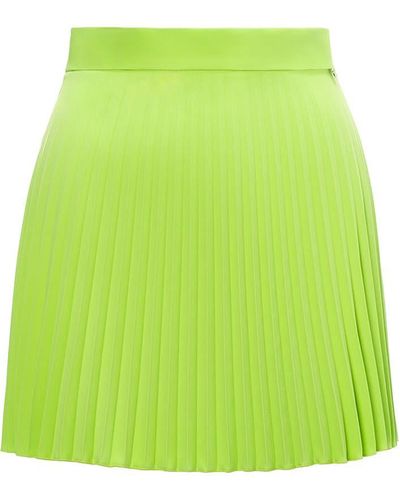 Nissa Pleated Mini Skirt - Green