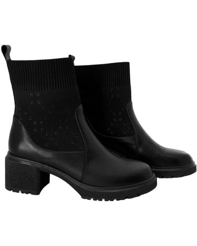 Blvck Paris Blvck Monogram Ankle Boots - Black