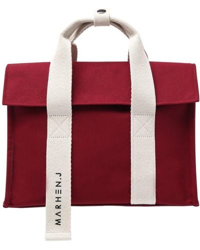 MARHEN.J Canvas Tote Bag - Red