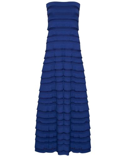 SACHA DRAKE Maddison Dress In Sapphire - Blue