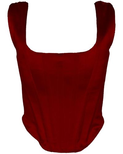 CREASE Cherry Astrid Corset - Red