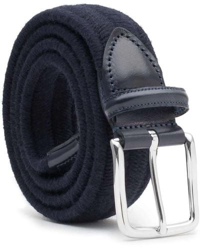 Dalgado Elastic Braided Wool Belt Fabiano - Blue