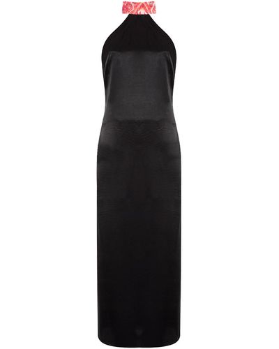 Movom Vega Halter Neck Dress - Black
