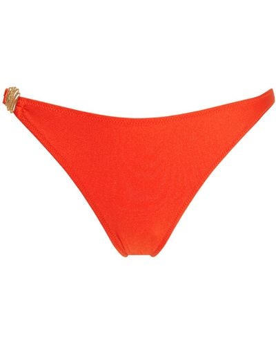 BonBon Lingerie Siren Orange Bikini Panty - Red