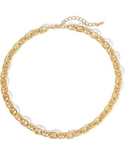 NAiiA Rylee Anchor Chain Necklace - White